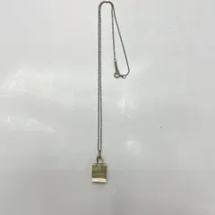 【中古】Tiffany ショッピングバッグチャームネックレス シルバー 箱なし ティファニー[91][240091399785]