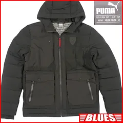 PUMA プーマ ダウンジャケット M アウトドア 黒 ナイロン メンズ コート ダウン_サイズM一覧←SEULB屋着古← HS463