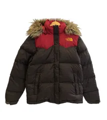 ノースフェイス THE NORTH FACE ホワイトレーベル ダウンジャケット 茶×赤 HYVENT800 NYJ1DD95 ジャケット ブラウン Mサイズ 85 101LT-310