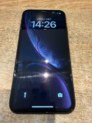 【中古正常品】iPhoneXR 64GB ブラック SIMフリー MT002J/A iPhone XR M032