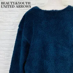 BEAUTY&YOUTH UNITED ARROWS  ボアニット フリース トップス ネイビー 0135K