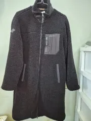 メレル ボア ロング フリース ジャケット ブラック