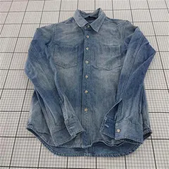 ◇ Θ サヴィー SAYS デニムシャツ 長袖 コットン100% Lサイズ メンズ E  【1512220021530】
