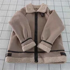 ◇ ⊇ グレイル GRL ボアジャケット フェイクムートン ベージュ系 レディース E  【1512100010463】