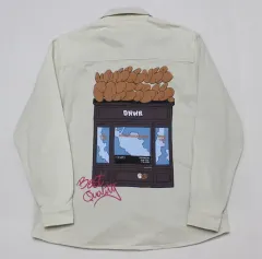 ザラ メンズ 105 オーバーサイズ デニムジャケット シャツ/R02