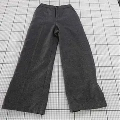 ◇ Θ ビームスライツ BEAMS LIGHTS グレンチェック ワイドパンツ 36 グレー系 レディース E  【1512220029420】