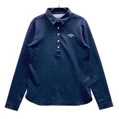 サイズ：M CALLAWAY キャロウェイ  長袖ポロシャツ  ネイビー系 [240101601650] ゴルフウェア レディース ストスト