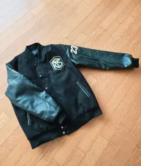 (状態良し) キルティング裏地 ブラック ジャケット アウター L サイズ