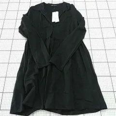 ◇ Θ ザラ ZARA ブラック系 ロングスリーブワンピース Lサイズ レディース E  【1512220031751】