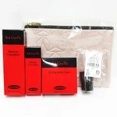 新品 未開封 Koh Gen Do 江原道 マイファンスィー 3D ブライトニング パウダー 11g ×1 モイスチャーファンデーション 013 30g ×1 メイクアップ カラーベース パールホワイト 12g ×1 ブラシ ポーチ Z001-08-0128⑥