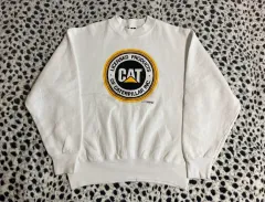ヴィンテージ USA 90s キャタピラー CAT サークルロゴ スウェットシャツ M 95