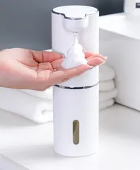 【600410F】ソープディスペンサー 自動 オートディスペンサー センサー式 3段階調節 充電式