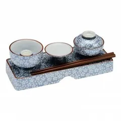 略式仏膳 有田焼 桜小紋ブルー 43660000a1072