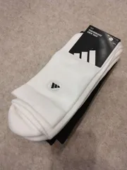 【新品未使用】アディダス adidas ゴルフパフォーマンスクルーソックス - 3パック 白/黒/ライトグレー  (新橋店)