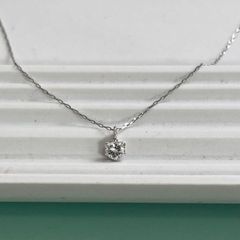 ペアシェイプカット 1.014ct 天然ダイヤモンド ネックレス Pt850 