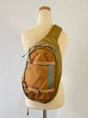 【期間限定13,999円からお値下中！】超美品／廃盤人気色patagoniaパタゴニアAtomSlingアトム・スリングBodyBagボディバッグ2025秋冬ワンショルダーCORIANDER-BROWNブラウン8L