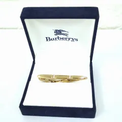 BURBERRY バーバリー ネクタイピン　ラインストーン　ゴールドカラー