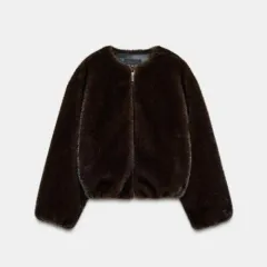 ZARA ザラ フェイク ファー ブルゾン ジャケット