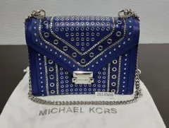 【2614N06】マイケル・コースMichael Kors　ホイットニー（Whitney） スタッズ付き ラージ レザー コンバーチブル ショルダーバッグ