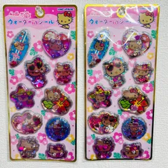 カミオジャパン サンリオキャラクターズ ウォーターインシール ハローキティ 日焼け 正規品２枚セット