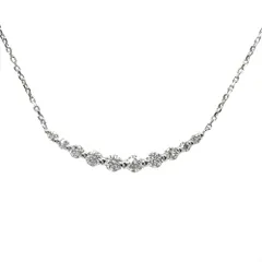 ヴァンドーム青山 Vandome Aoyama リュール ネックレス ダイヤモンド 0.45ct Pt950 2.9g Pt850 プラチナ レディース【中古】