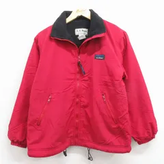 古着 エルエルビーン 長袖 ジャケット レディース 90年代 90s 赤 内側フリース 25dec08