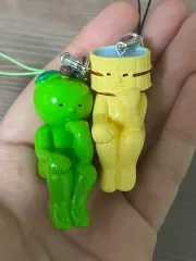 (正規品) 考える 日本 りんご 浴場 キーホルダー