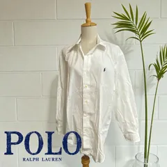 Ralph Lauren ラルフローレン ボタンダウンシャツ 白 ポニー 刺繍　メンズファッション　白シャツ　メンズシャツ