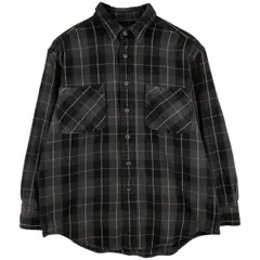 古着 90~00年代 セントジョンズベイ ST. JHON'S BAY 長袖 ヘビーネルチェックシャツ メンズL相当/eaa459549