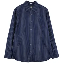 古着 00年代~ カルバンクライン Calvin klein 長袖 コットンストライプシャツ メンズM相当/eaa611730