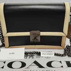 【2614N07】　コーチCOACH　ハットン ショルダー バッグ カラーブロック