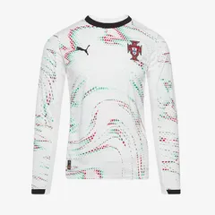 【送料無料・匿名配送】PUMA プーマ ポルトガル代表 2025 アウェイ ユニフォーム 長袖 白 並行輸入 新品 正規品 2026W杯のサムネイル