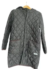  ARMEN アーメン　キルティングコート　フリース　リバーシブル　グリーン×ブラウン　レディース　サイズ0【ZK87】