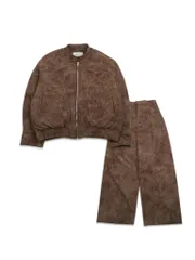 ウォッシュコーデュロイ バイカーダウン ウォッシュコーデュロイ パンツ セット