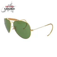 Ray-Ban レイバン ヴィンテージ B&L RAY-BAN U.S.A グリーン ゴールド金具 ガラス/メタル サングラス メンズ 504330【中古】