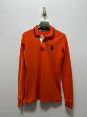 ポロラルフローレン レディース ゴルフ 長袖 カラーTシャツ XS
