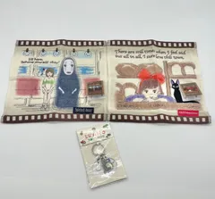 ジブリミニタオル 2枚 & トトロ3連キーリング　　*2591