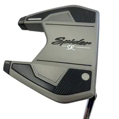 【中古】 テーラーメイド Spider SR PLATINUM/WHITE フローネック 34インチ パター PT スチール (フレックスその他) メンズ 男性用 右利き 右用 Cランク ゴルフクラブ