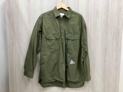 and wander AW01-fpT045 長袖シャツ　カーキ