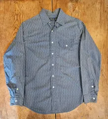 ポロ ラルフローレン インディゴ コットン ストライプ シャツ