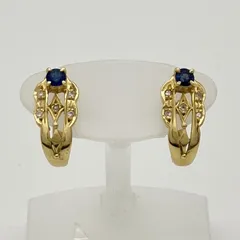 K18 18金 フープピアス 3.2g