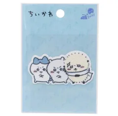 ★新品★ちいかわ アイロンパッチシール ちいかわとハチワレとラッコ ワッペン 商品番号0027