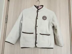 ユア 羊毛 ボアジャケット リバーシブル アウター 130