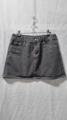 ブラックデニム ミニスカート