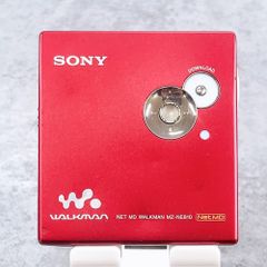 H-686 SONY ウォークマン Net MD WALKMAN MZ-NE810 レッド ジャンク品