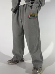 冬) ランニング コーデュロイ シャーリング パンツ, 新作 オーバーサイズ ツアーベルベット コーデュロイ ワイド セット