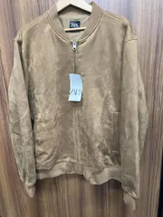 ZARA / ザラ フェイクスウェードブルゾン／ブラウン ブルゾン サイズXL