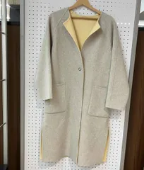 Demi-Luxe BEAMS/デミルクスビームス／コート／リバーシブルウールコート／グレーメイエロー/6820A-0591／サイズS