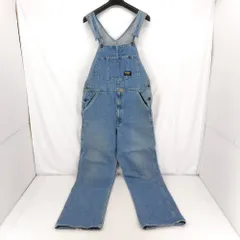 05w18529 オシュコシュ OSHKOSH デニムオーバーオール ブルー系 メンズ 32×34 オーバーオール コットン 【中古品】