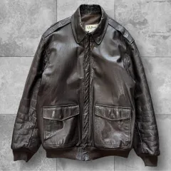 レア L.L.Bean A-2 フライトジャケット L TALL ゴートレザー